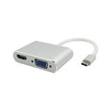 Brs Type-C USB 3.1 To Hdmı-Vga 2 In 1 Çevirici Converter Adapter