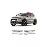 Brsplast Citroen C3 Aircross Uyumlu 2017 Ve Üzeri Krom Kapı Kolu 4 Kapı Paslanmaz Çelik
