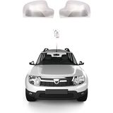 Brsplast Dacia Duster Uyumlu 2010-2012 Krom Ayna Kapağı 2 Parça Paslanmaz Çelik