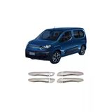Brsplast Fiat Doblo Uyumlu 2022 Ve Üzeri Krom Kapı Kolu 4 Kapı Paslanmaz Çelik