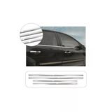Brsplast Ford Focus 2 Uyumlu 2005-2011 Krom Cam Çıtası 4 Parça Paslanmaz Çelik