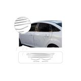 Brsplast Ford Focus 3 Hb Uyumlu 2011 Ve Üzeri Krom Cam Çıtası 8 Parça Paslanmaz Çelik