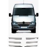 Brsplast Mercedes Sprinter W901 1995-2006 Krom Ön Panjur 6 Parça Paslanmaz Çelik