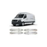 Brsplast Mercedes Sprinter W907 Uyumlu 2019 Ve Üzeri Krom Kapı Kolu 4 Kapı Paslanmaz Çelik