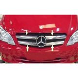Brsplast Mercedes Vito W639 Facelift Uyumlu 2010-2014 Krom Ön Panjur 4 Parça Paslanmaz Çelik