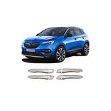 Brsplast Opel Grandland X Uyumlu 2017-2021 Krom Kapı Kolu 4 Kapı Paslanmaz Çelik
