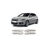 Brsplast Peugeot 308 Uyumlu 2014 Ve Üzeri Krom Kapı Kolu 4 Kapı Paslanmaz Çelik