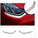 Brsplast Renault Clio 4 Uyumlu 2012-2018 Krom Ön Far Kaşı 2 Parça Paslanmaz Çelik