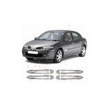 Brsplast Renault Megane 2 Uyumlu 2004-2010 Krom Kapı Kolu 4 Kapı Paslanmaz Çelik