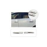 Brsplast Renault Megane 3 Uyumlu 2010-2016 Krom Kapı Kolu 2 Kapı Sensörsüz Anahtar Delikli Paslanmaz Çelik