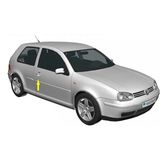 Brsplast Volkswagen Golf 4 Uyumlu 1998-2004 Krom Kapı Kolu 2 Kapı Paslanmaz Çelik