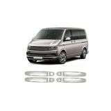 Brsplast Volkswagen T6 Caravella Uyumlu 2015-2023 Krom Kapı Kolu 4 Kapı Paslanmaz Çelik