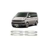 Brsplast Volkswagen Transporter T6 Uyumlu 2015-2023 Krom Kapı Kolu 4 Kapı Paslanmaz Çelik