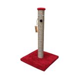 Brt Pet Peluş Kedi Tırmalama Tahtası 52 CM kirmizi