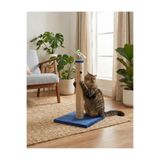 BRT Pet Peluş Kedi Tırmalama Tahtası 52cm, Lacivert