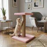 BRT Pet Platform Kedi Tırmalama Tahtası - 52Cm,Pembe