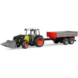 Bruder 02112 Class Nectis 267F Traktör & Römork - Sarı