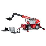 Bruder 02130 Manitou Mrt 2150 Teleskopik Forklift