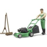 Bruder BR62103 Yeşil Çim Biçme Makinesi Maket Aksesuarı