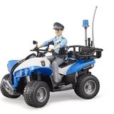 Bruder - Bworld Atv Polis Aracı & Bayan Polis Memuru Ve Aksesuarları Ölçekli Model