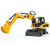 Bruder - Caterpillar Tekerlekli Ekskavatör Ölçekli Model | 1:16 ölçekli şantiye kazıcı 4 yaşından itibaren oyuncak