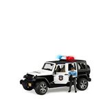 Bruder Jeep Wranger U.r. Oyuncak Polis Aracı Ve Memur
