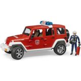 Bruder Jeep Wrangler Rubicon İtfaiye Modeli BR02528 1:16 Ölçekli Oyuncak Kamyon ve İş Makinesi