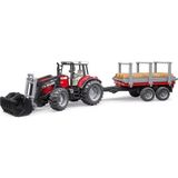 Bruder M. Ferguson 7480 ve Kütük Taş. Römork