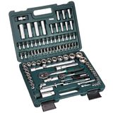 Brüder Mannesmann M 2055-SL lokma anahtar seti, 1/4 inç + 1/2 inç 94 parçalı,