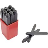 Brüder Mannesmann Zımba Numarası Seti 3 Mm, M 243-Z-3