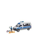 Bruder Mb Sprinter Polis Minibüsü, Sürücüsü Ve Aksesuarları Oyuncak Seti