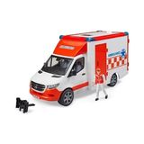 Bruder Mercedes Benz Sprinter Sirenli Ambulans 2676 Kırmızı Renkli Oyuncak Araç 45 cm