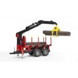 Bruder Yükleme Vinçli Kütük Taşıyan Römork & Kütükler BR02252