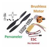 Bruhsless Motor 1400KV A2212 RC 1045 30A ESC Firmware Pervane