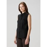Brunello Cucinelli Siyah Kolsuz Gömlek - XS