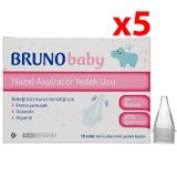 Bruno 5x10 Adet Baby Nazal Aspiratör Yedek Uç