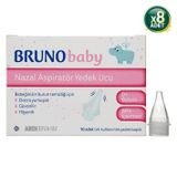 Bruno Baby 10'lu 8 Paket Nazal Aspiratör Yedek Uç