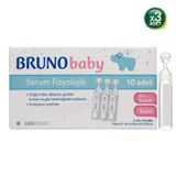 Bruno Baby 5 ml 10'lu Flakon Serum Fizyolojik 3 Adet
