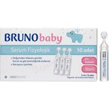 BRUNO baby 5 ml x 10 Flakon Serum Fizyolojik 0+ Yaş İçin Günlük Burun ve Göz Temizliği
