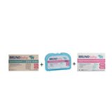 Bruno Baby Nazal Aspiratör + 10'lu Yedek Uç + Serum Fizyolojik 5 ml x 10 Flakon Kofre