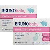Bruno Baby Nazal Aspiratör Yedek Ucu, 20 Adet
