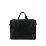Bruno Rossi Bag Erkek Hakiki Deri Siyah Evrak Çantası 1048 R258 ERK CNT SK25-26 NERO