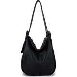 Bruno Rossi Bag Kadın Hakiki Deri Siyah Sırt & Omuz Çantası 1048 MLX14G Bn Cnt SK25-26 Nero