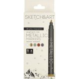 Bruno Visconti 22-0096 5 Renk Metalik Sketch Art