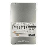 Bruno Visconti Sketch Art Jumbo 3,5 mm No:21-006 Kurşun Kalem Seti