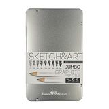 Bruno Visconti "Sketch&Art kurşun kalem Seti .12 adet Metal Kutuda (HB-14B)