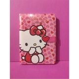 bruno visconti vj hello kitty ve arkşvegan not defteri deri mıknatıslı günlük 13x18cm cm 525-2028 - Karışık