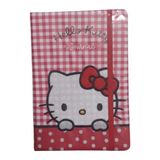 bruno visconti vj hello kitty vegan deri günlük defter a5 100 gr. 192 sayfa lastikli kener boyalı nakışlı 525-2091 - Yok