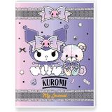 bruno visconti vj kuromi, mini journal a7 128 sayfa not defteri 80 gr 525-2211 (16 lı paket) - Karışık