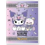 Bruno Visconti Vj Kuromi, Mini Journal A7 128 Sayfa Not Defteri 80 Gr 525-2211 (16 Lı Paket)